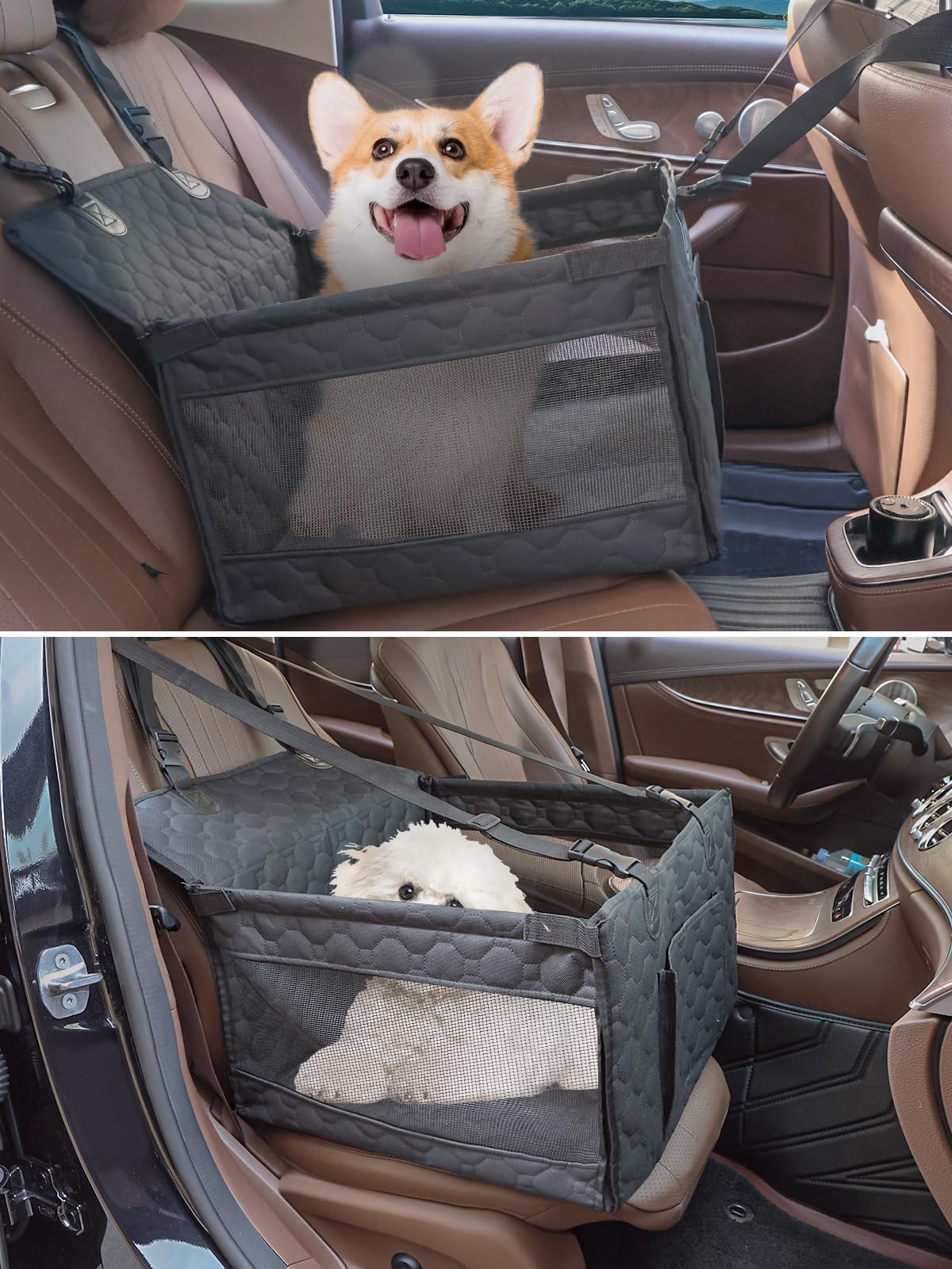 Prpeko dog seat supports small to medium dogs up to 25 pounds
