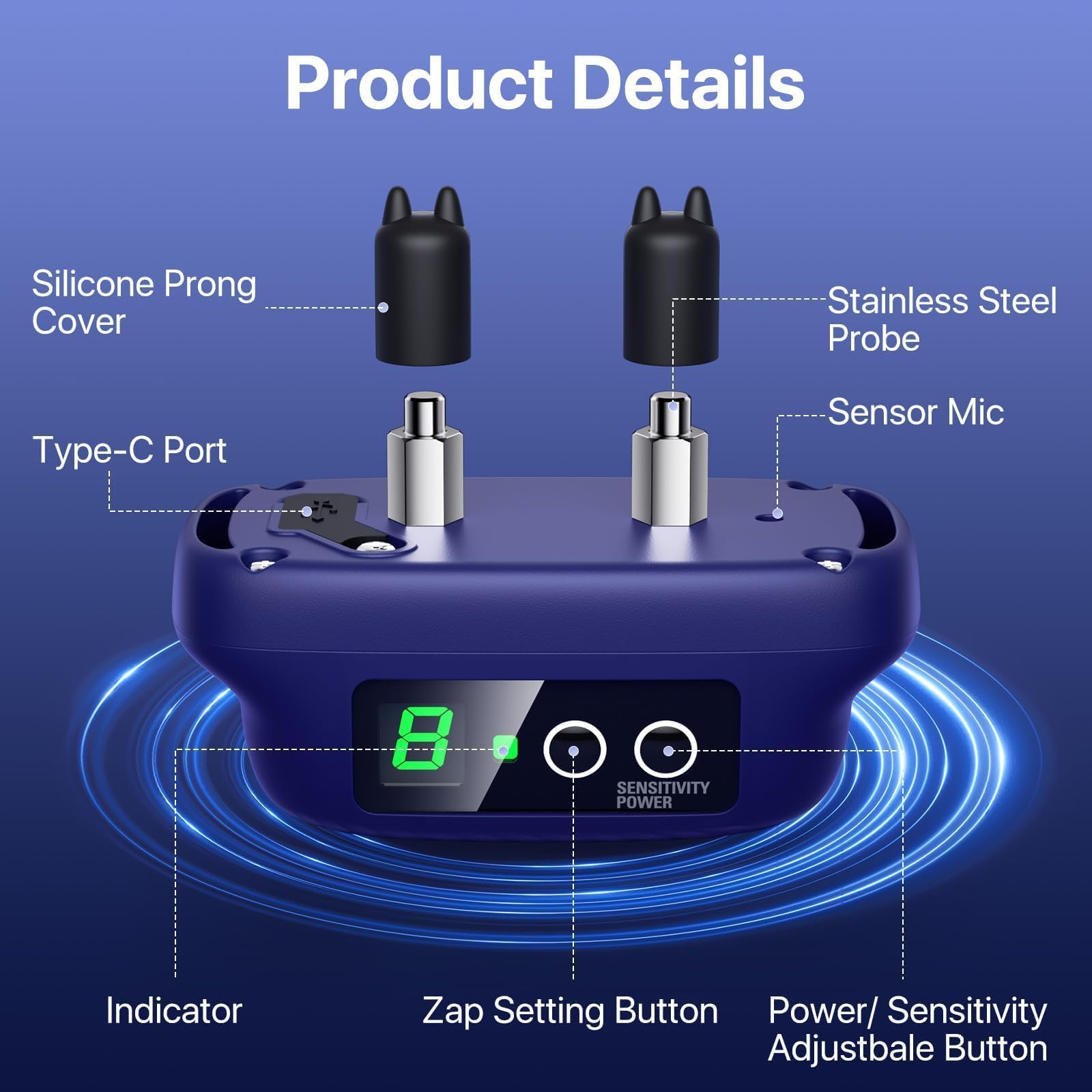 PRTRFLC safety shut-off illustrated prevents over-punishment during Zap mode