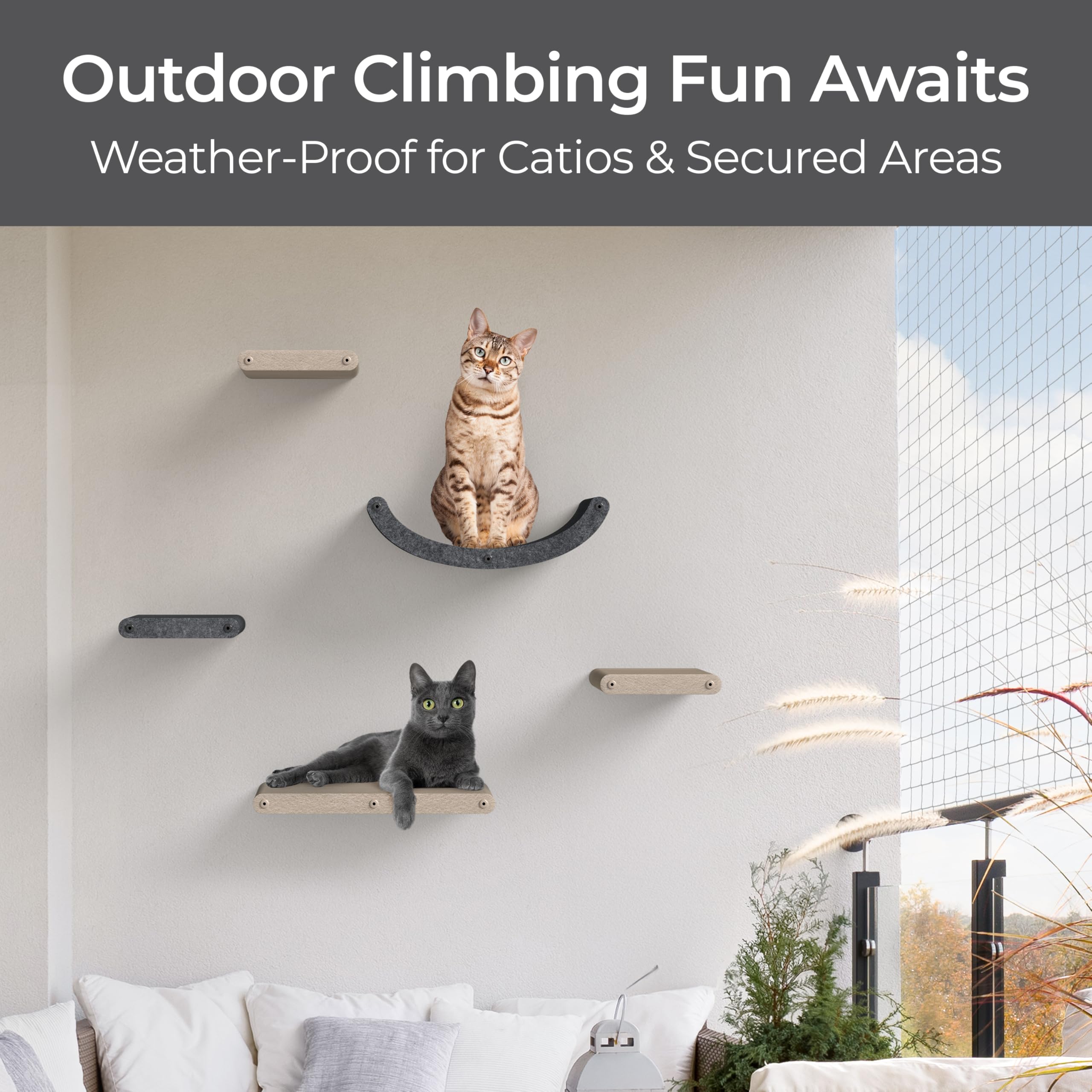 Pryde Pets award-winning design signals trusted eco-friendly cat furniture.