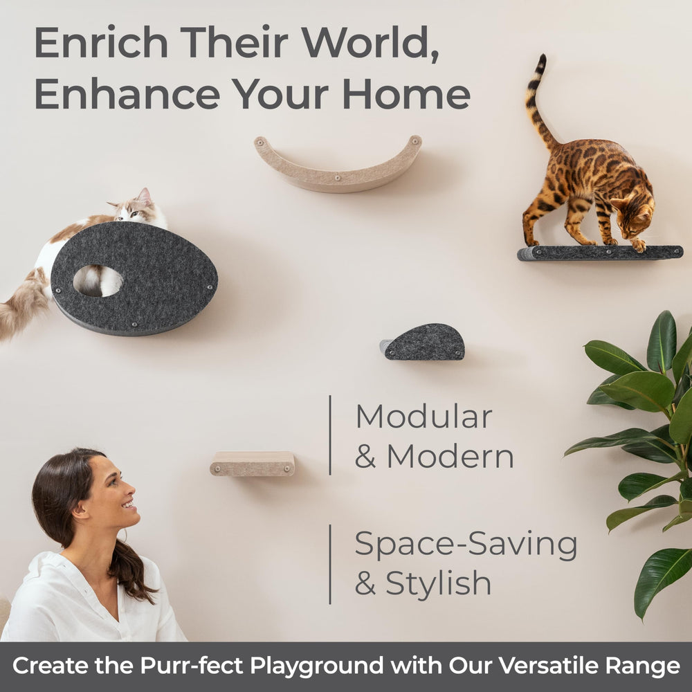 Pryde Pets modern charcoal jungle design complements contemporary homes.
