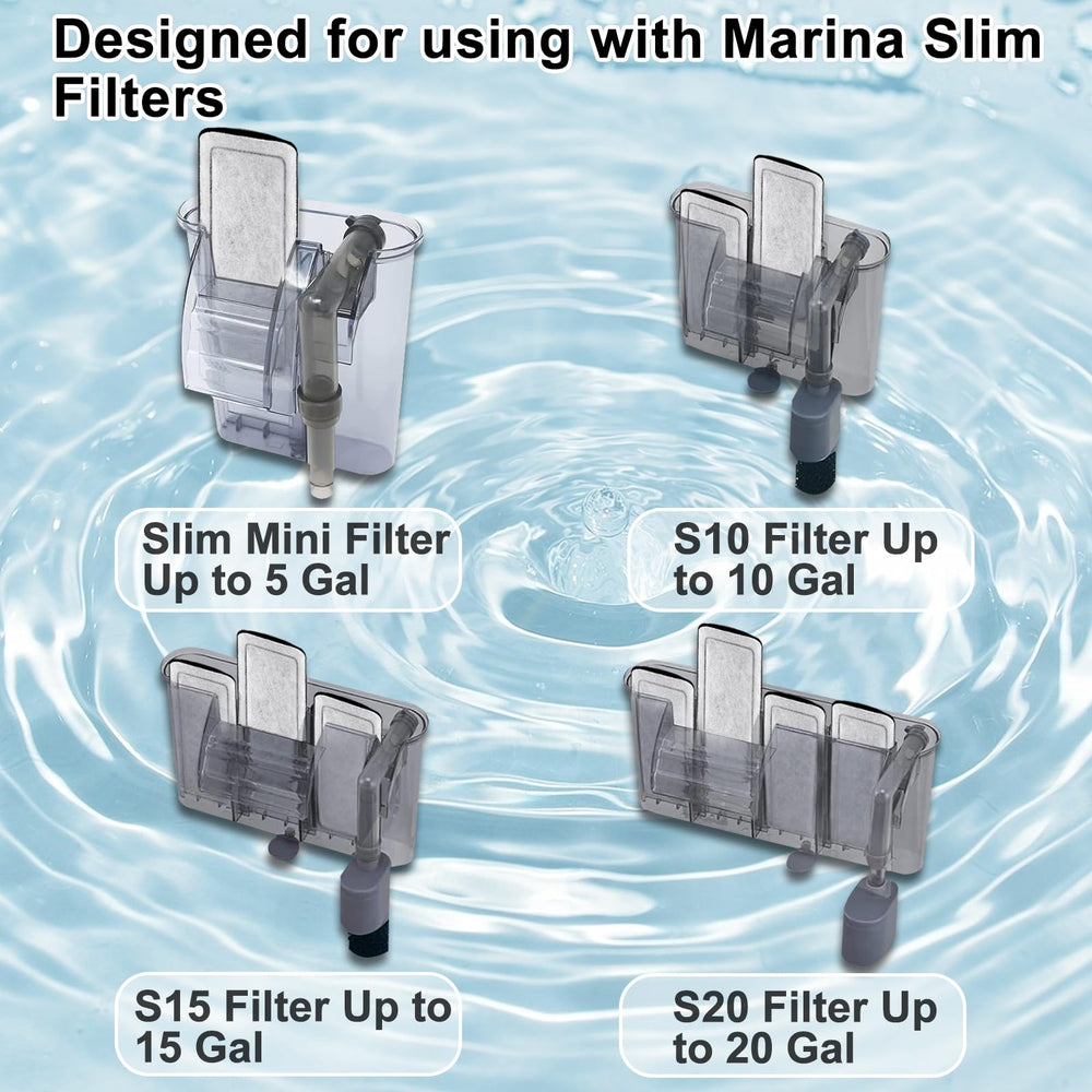 Pryitier 8-pack packaging ready for quick filter maintenance in home tanks