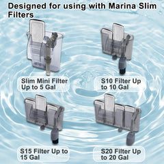 Pryitier 8-pack packaging ready for quick filter maintenance in home tanks