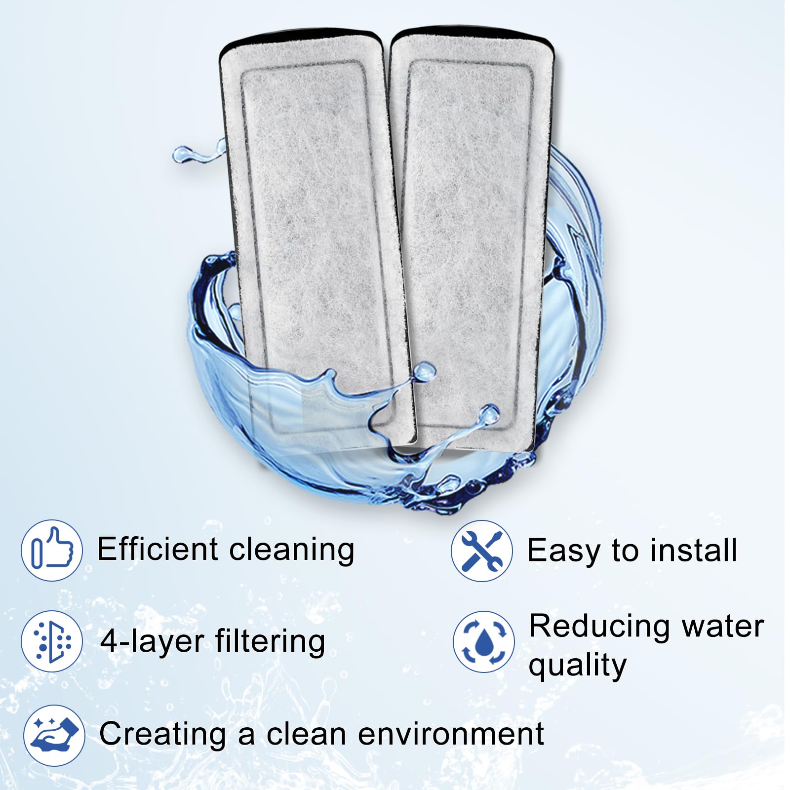 Pryitier 8-pack set delivering convenient replacements for busy aquarium upkeep