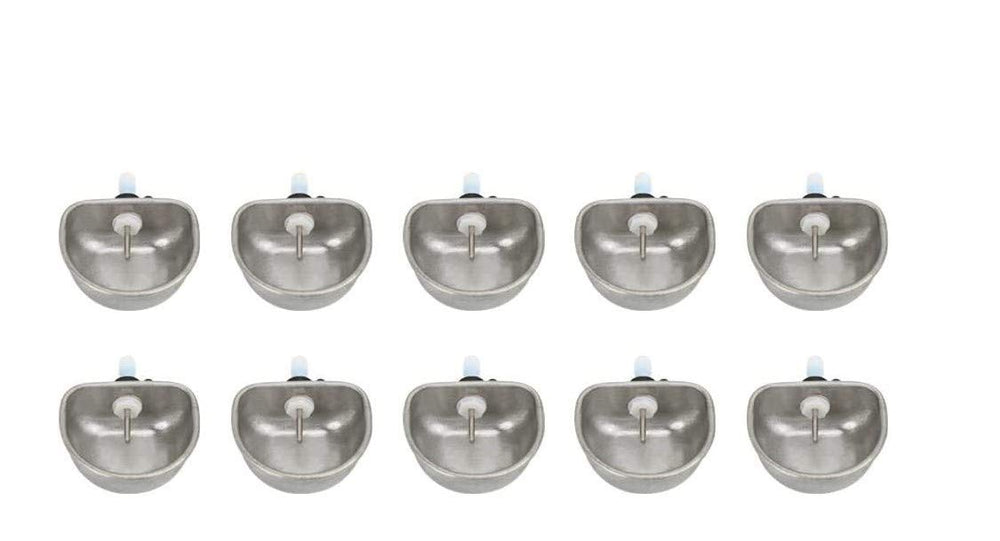Pssopp rabbit water feeder front view highlights durable stainless steel for long-lasting hydration