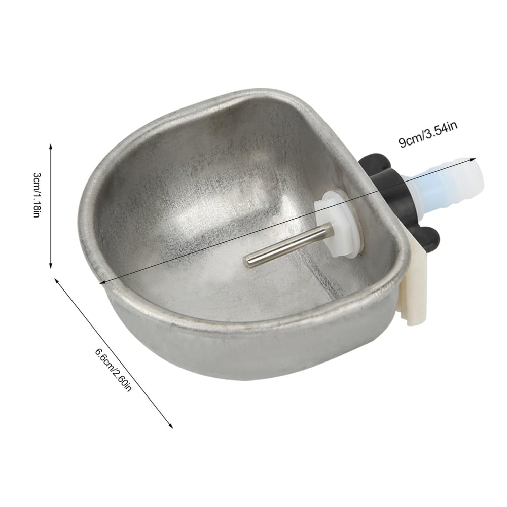 Pssopp rabbit water feeder hanging installation shows easy cage mounting and adjustable flow