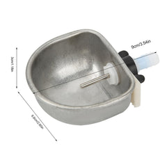 Pssopp rabbit water feeder hanging installation shows easy cage mounting and adjustable flow