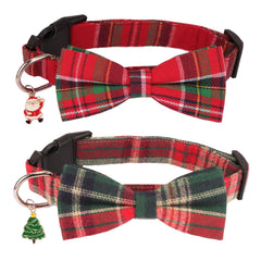 PTDECOR adjustable collar with removable bowtie for versatile holiday outfits