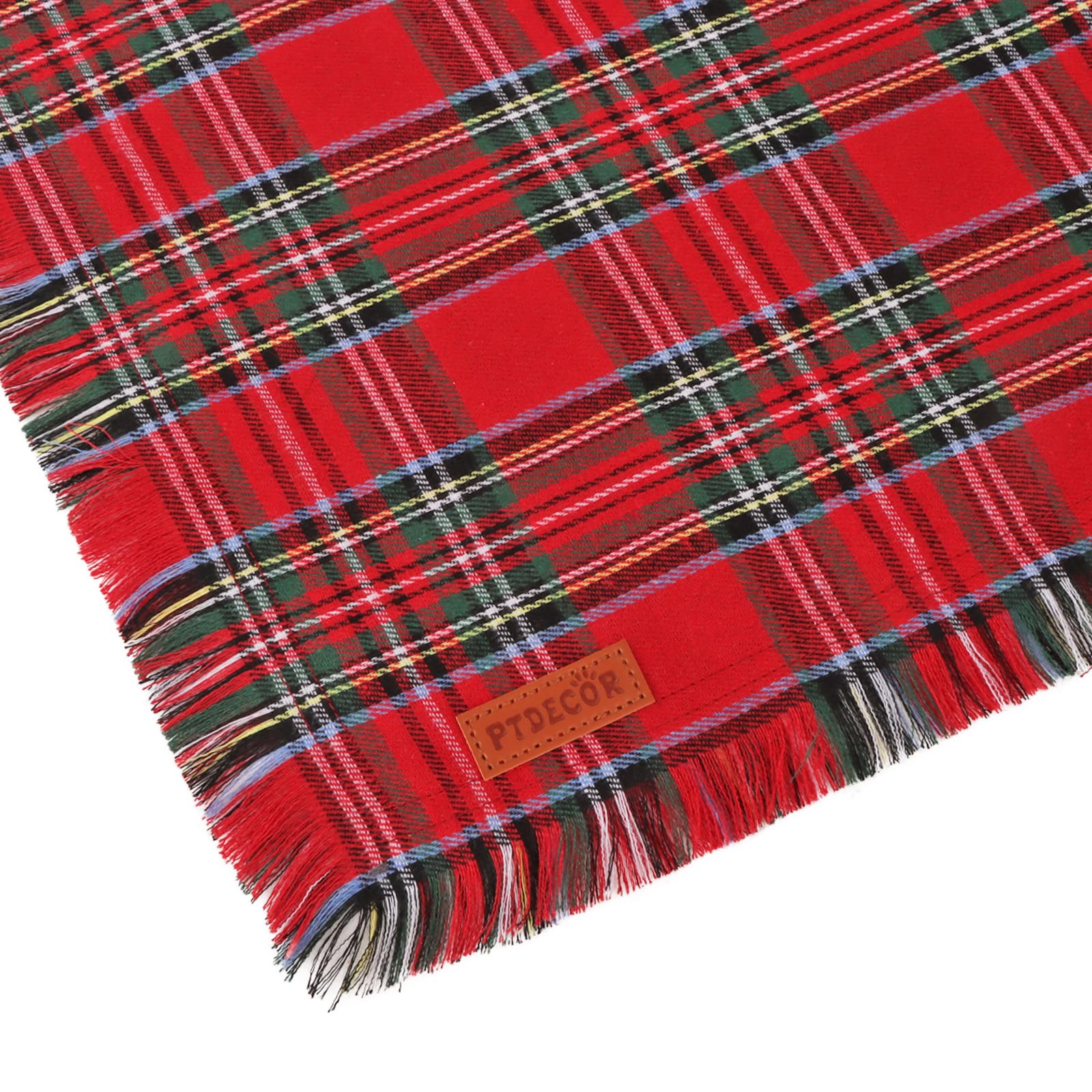 PTDECOR festive dog bandana prop for cute Christmas photos