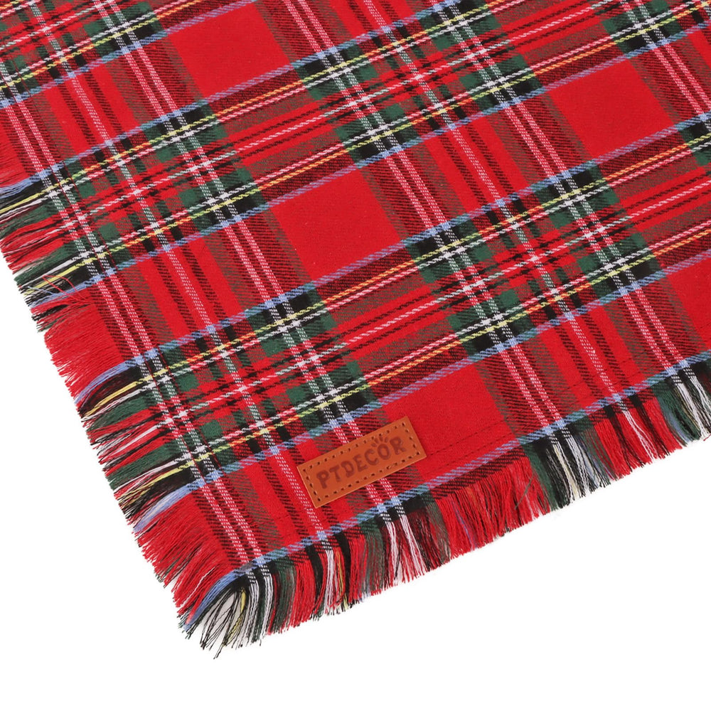 PTDECOR festive dog bandana prop for cute Christmas photos