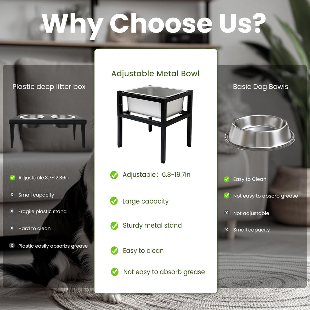 PTFFF easy-clean surface of the bowl makes maintenance quick indoors or outdoors