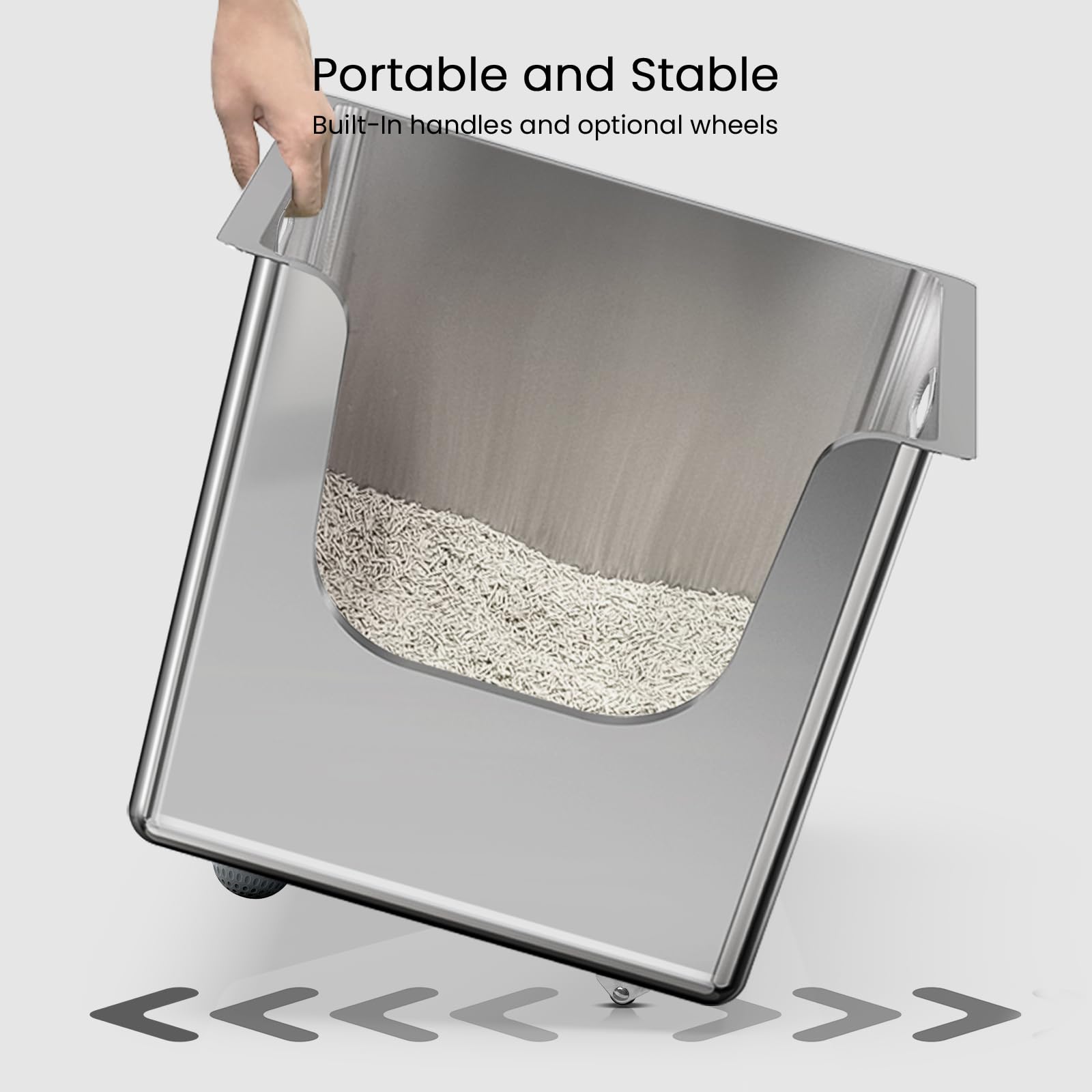 PTFFF ideal for multi-cat homes thanks to extra space and spill prevention.