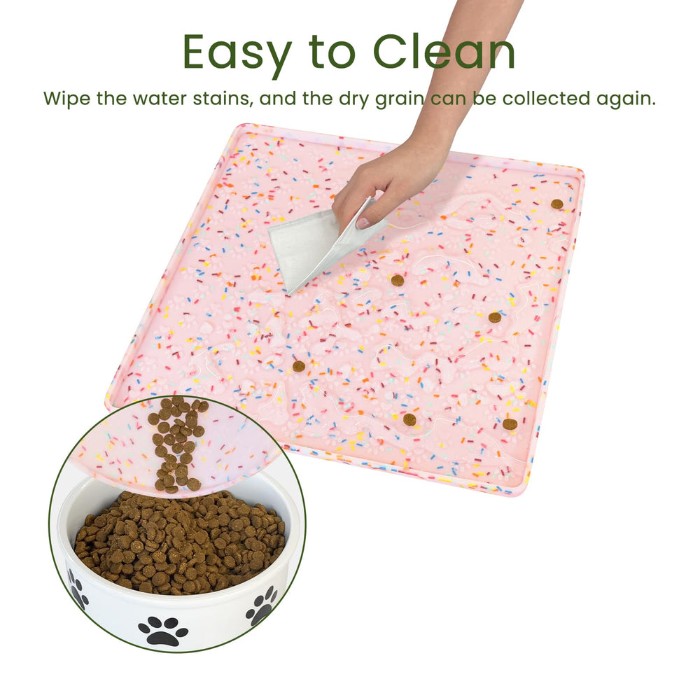Ptlom base para fuentes para gatos rosa