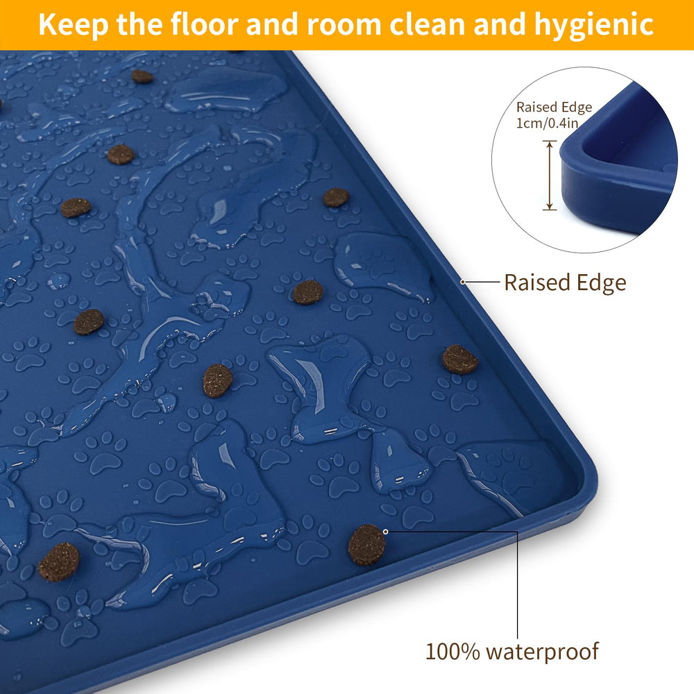 Ptlom placemat protects floors from mealtime spills and splashes.