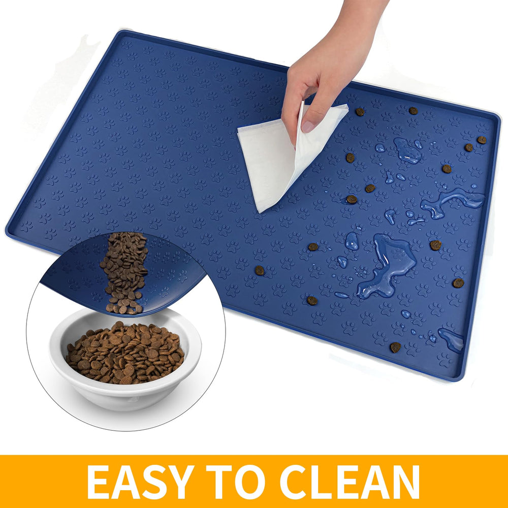Ptlom placemat prevents food residues from reaching the floor.