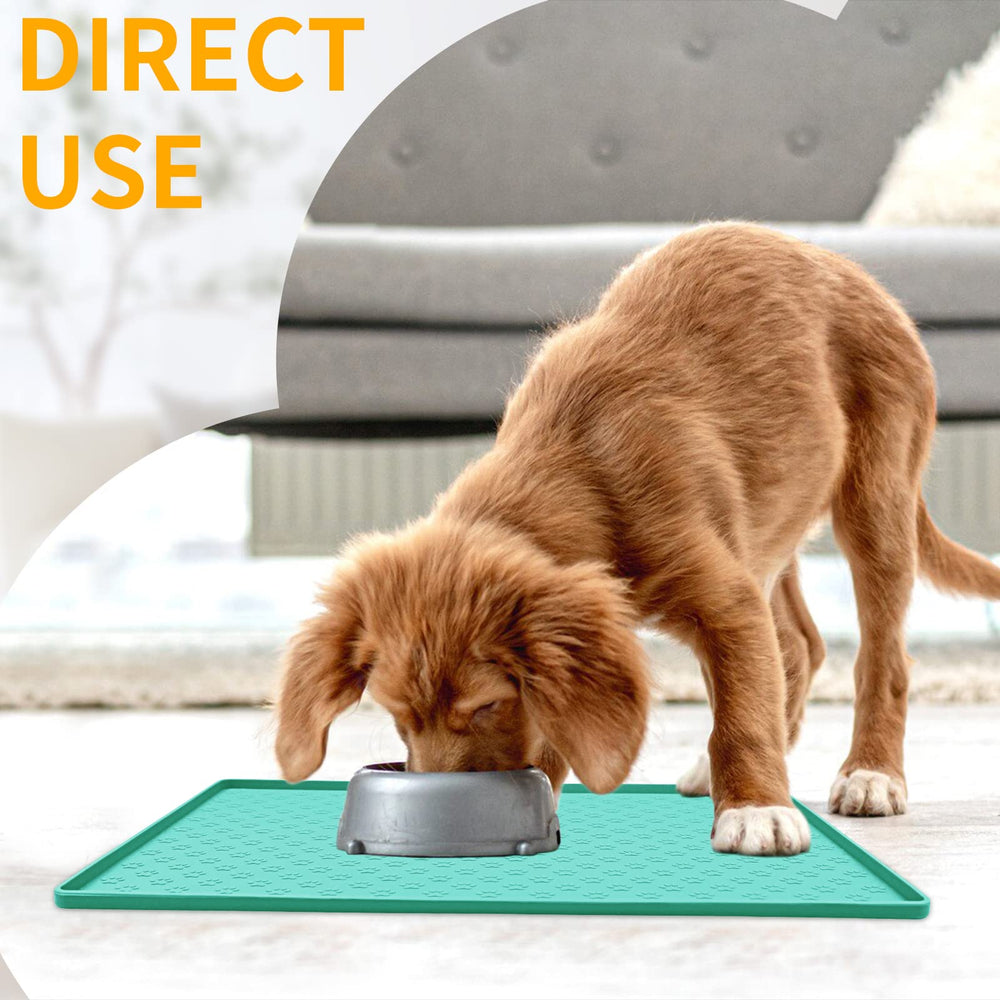 Ptlom placemat protects floors from spills and splashes during meals