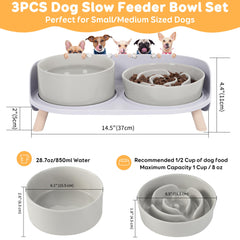 PTOBER dog bowl stand raised height promotes comfortable feeding posture.