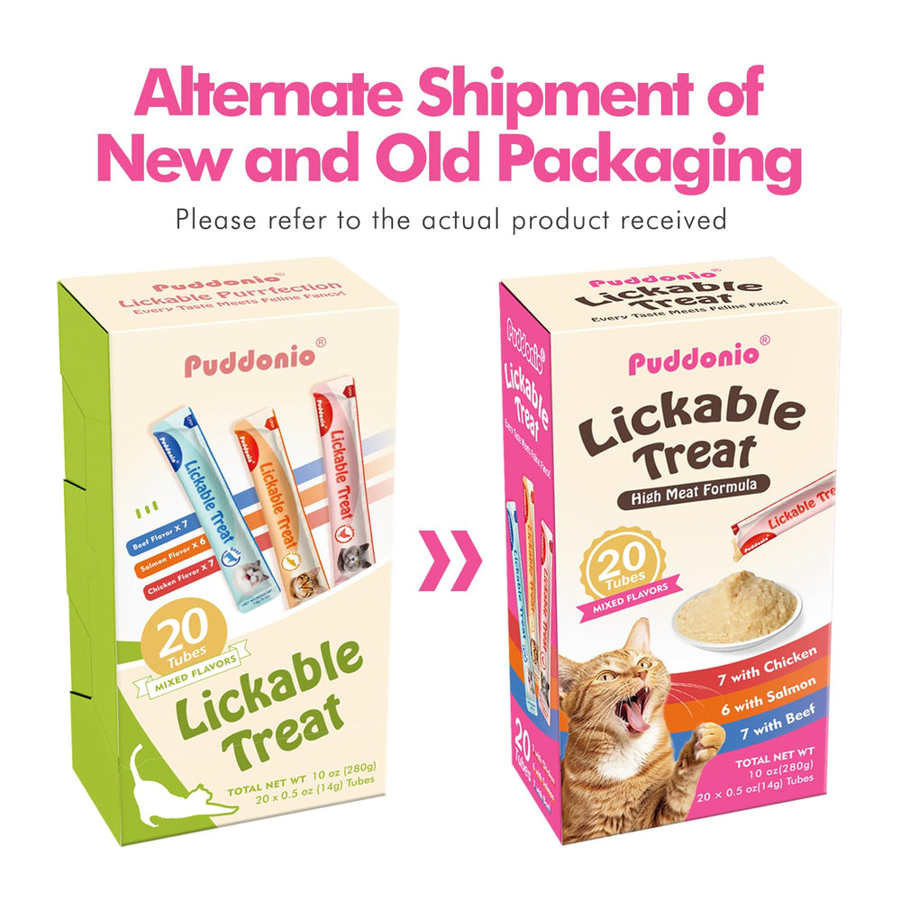 Puddonio mixed-flavors box showcases three flavors for variety and appeal.