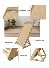Pudigloy sisal-wrapped scratching surface emphasizes durable texture cats love.