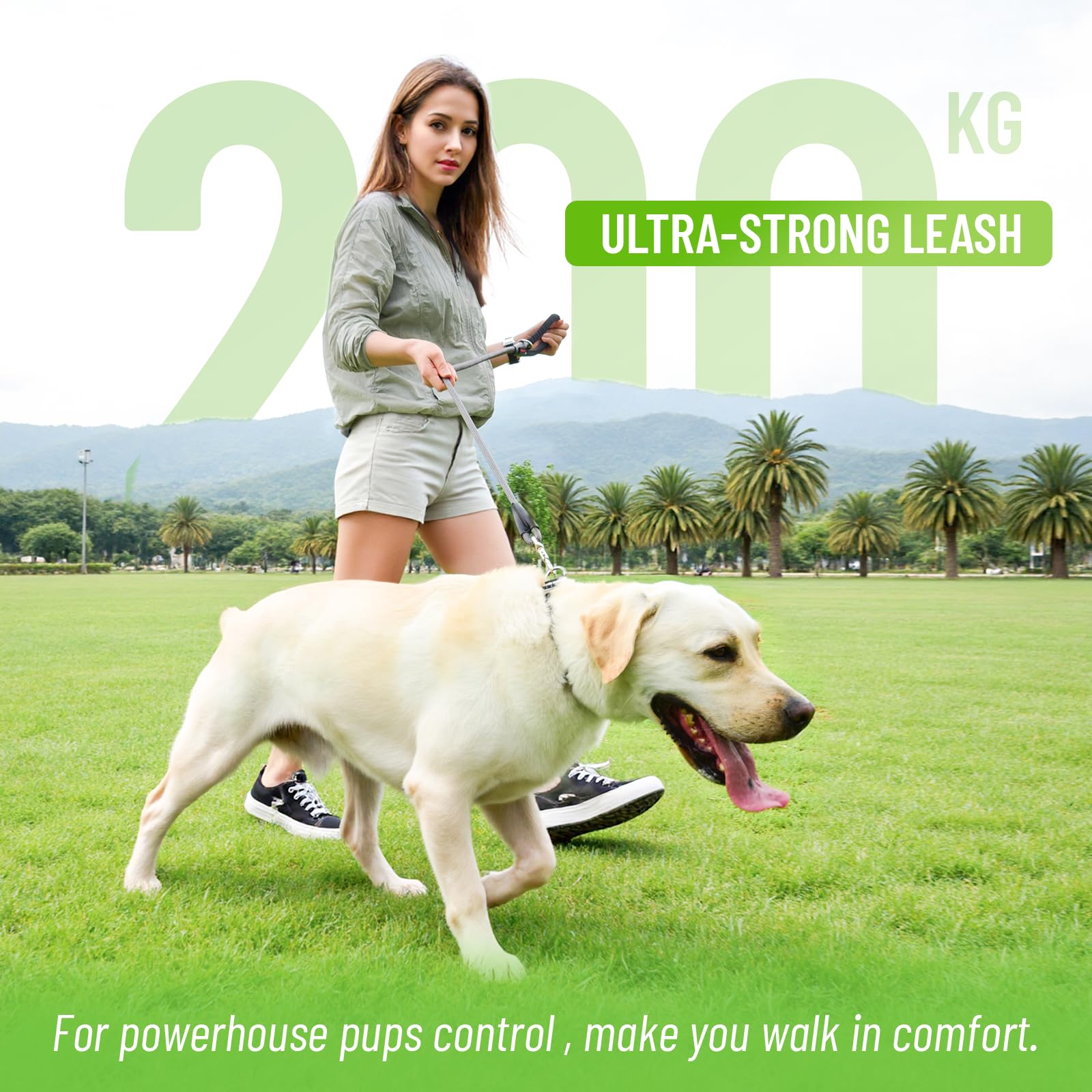 Pudiwind anti-slip cushioned handle reduces hand fatigue on long walks