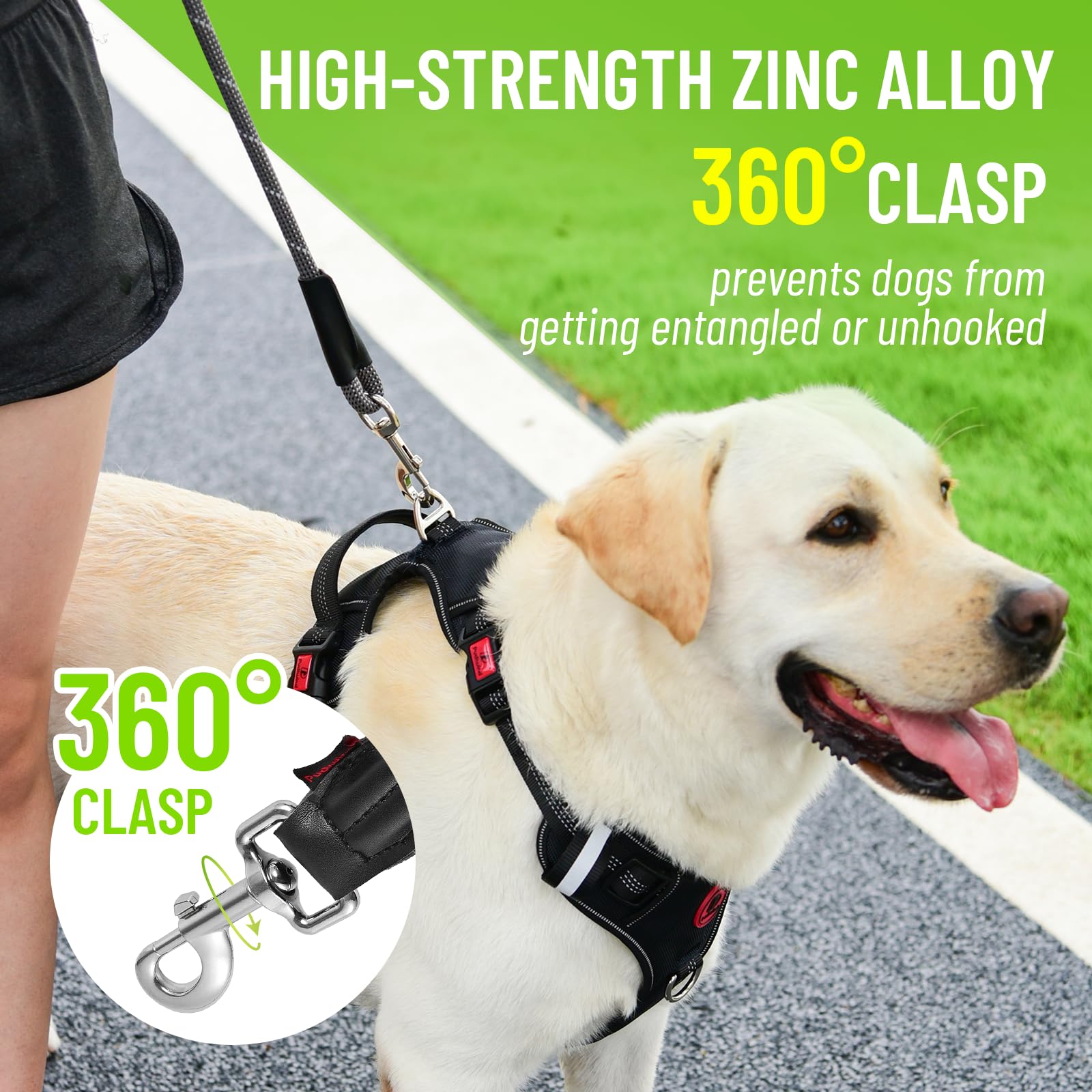 Pudiwind reflective night-visibility threads improve safety during night walks