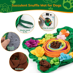 PUHOHUN Snuffle Mat close-up for mental-stimulation with sniffing and engagement.