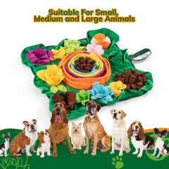 PUHOHUN Snuffle Mat olfactory-training shot emphasizing nose-first exploration and scent skills.