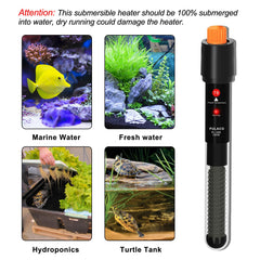 Instalación segura con dos ventosas en el acuario