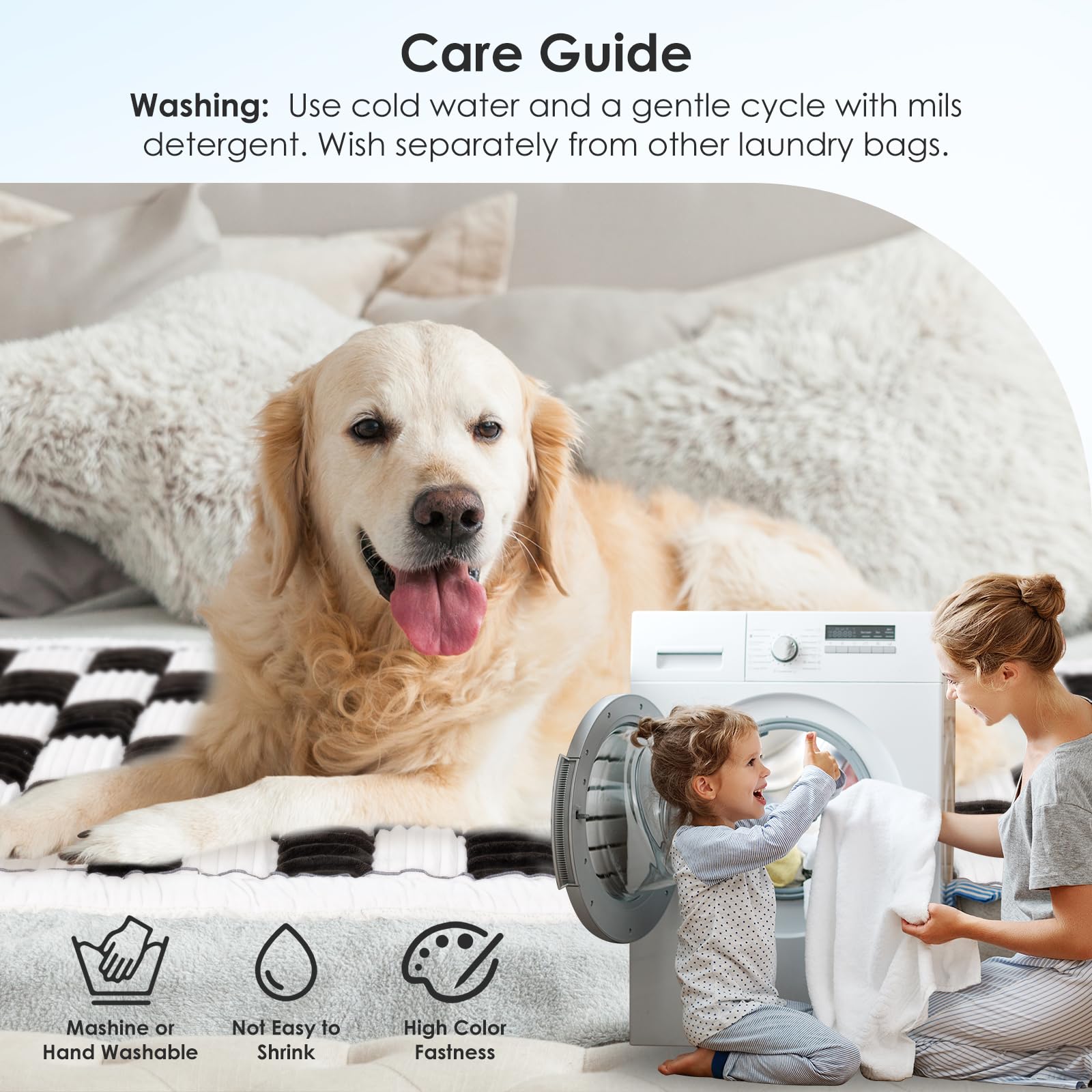 PulseFay velvet dog cover guards sofas floors and surfaces from scratches and spills.