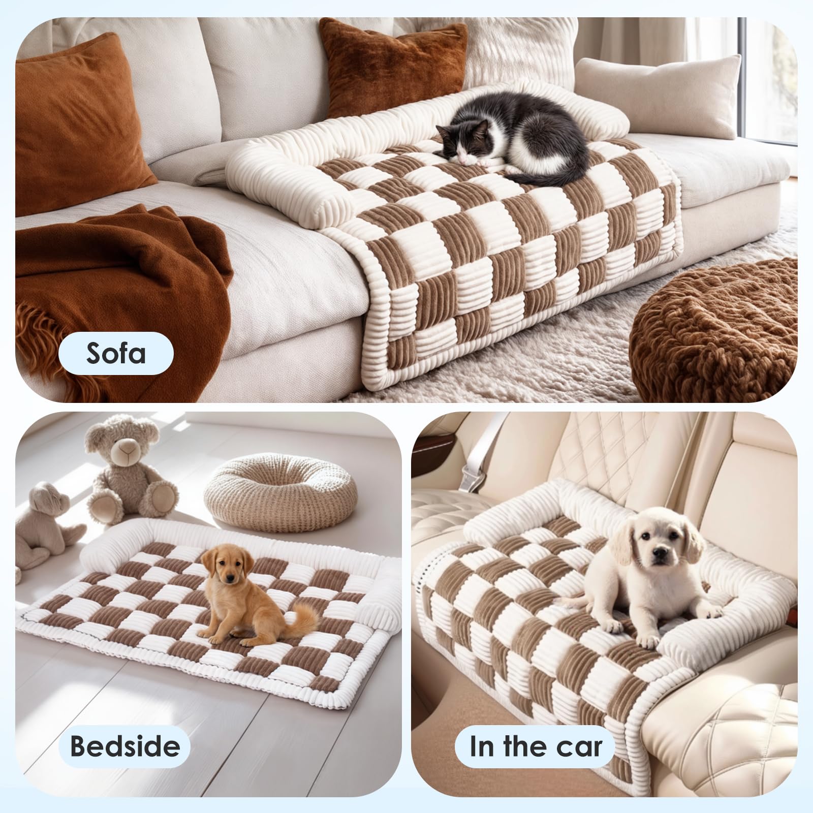 PulseFay washable dog couch cover stays durable without color fade.