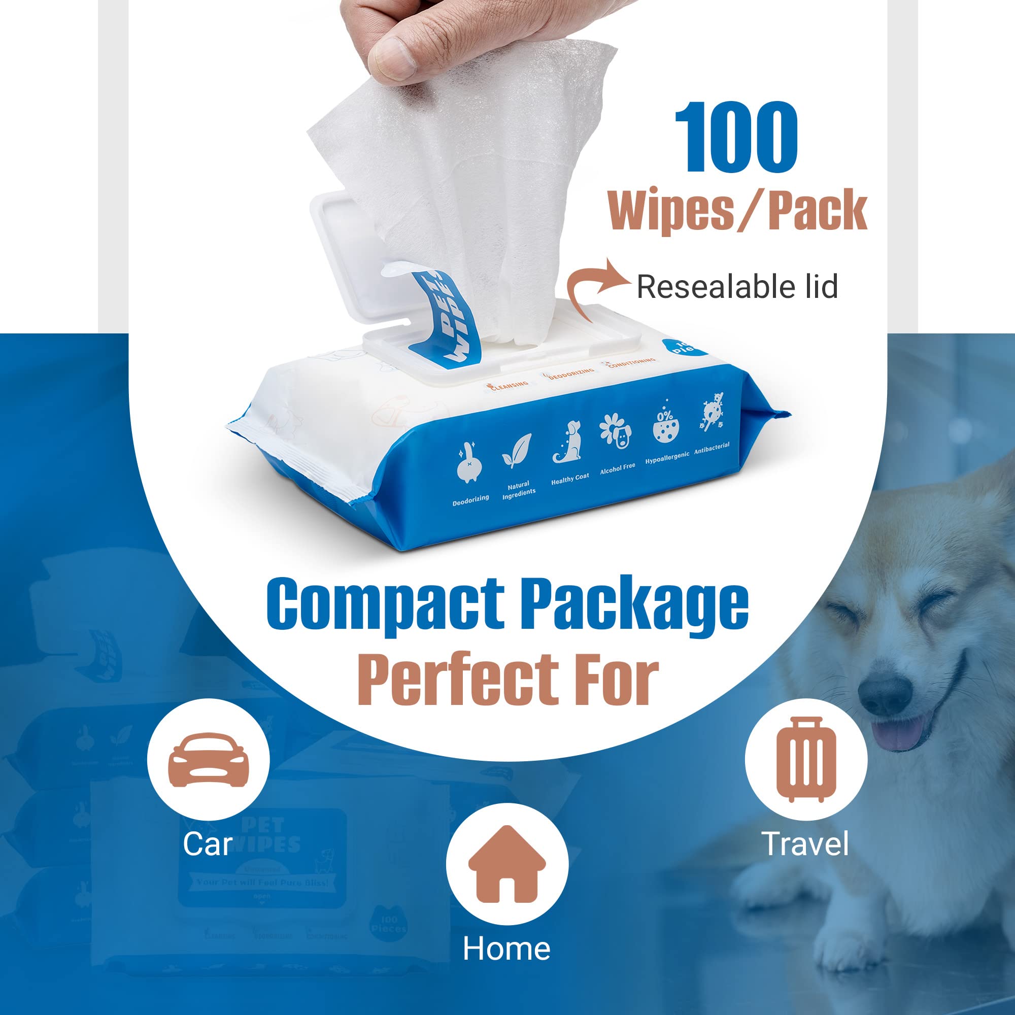 PUMBLER 200-count two-pack ideal for households with multiple pets