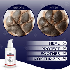 PUMBLER balm forms an all-weather barrier on paws.