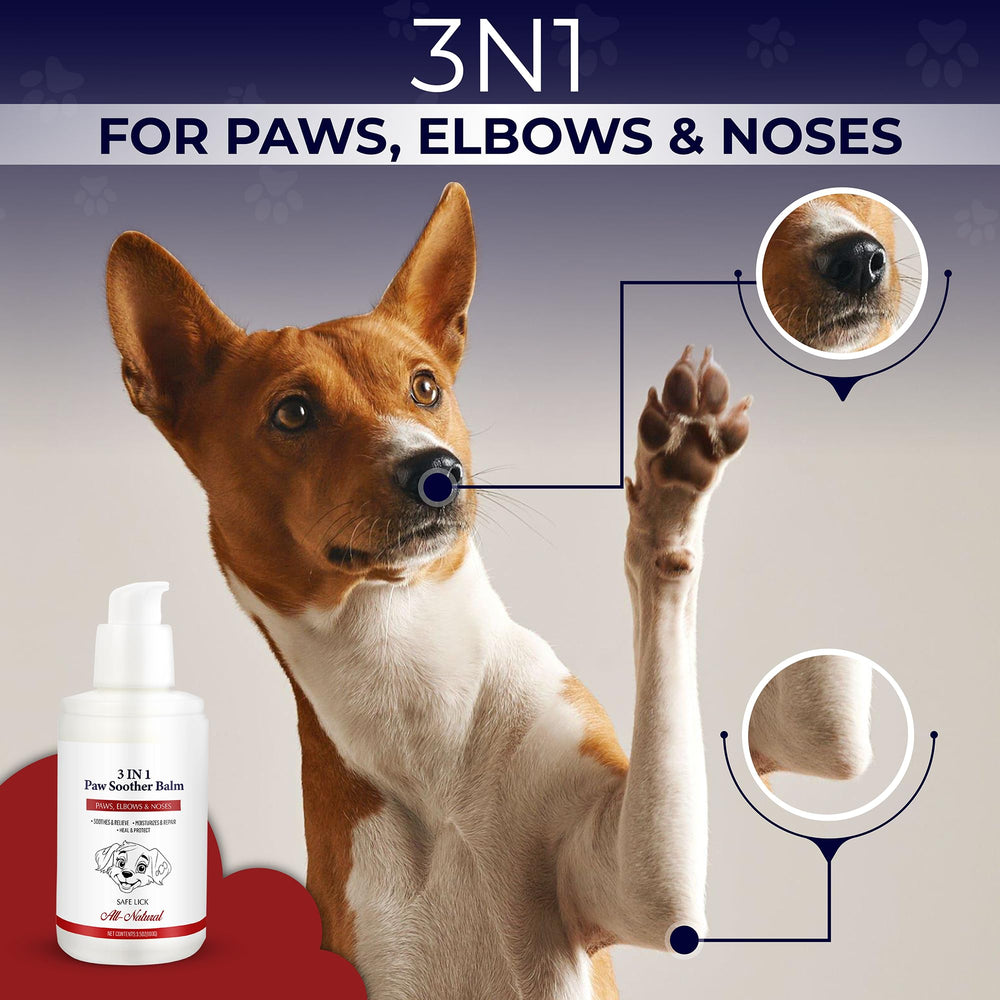 PUMBLER 3-in-1 care for paws, nose, and elbows in use.
