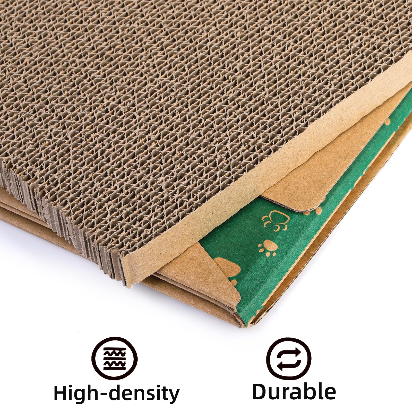 Pumtus cat houses scratching pads provide paw exercise and stress outlet