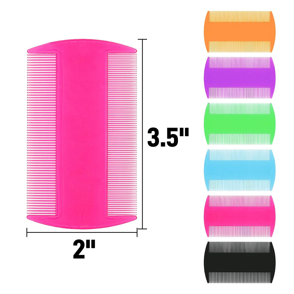 Pumtus double-sided comb with dense and sparse teeth for flea removal and detangling.