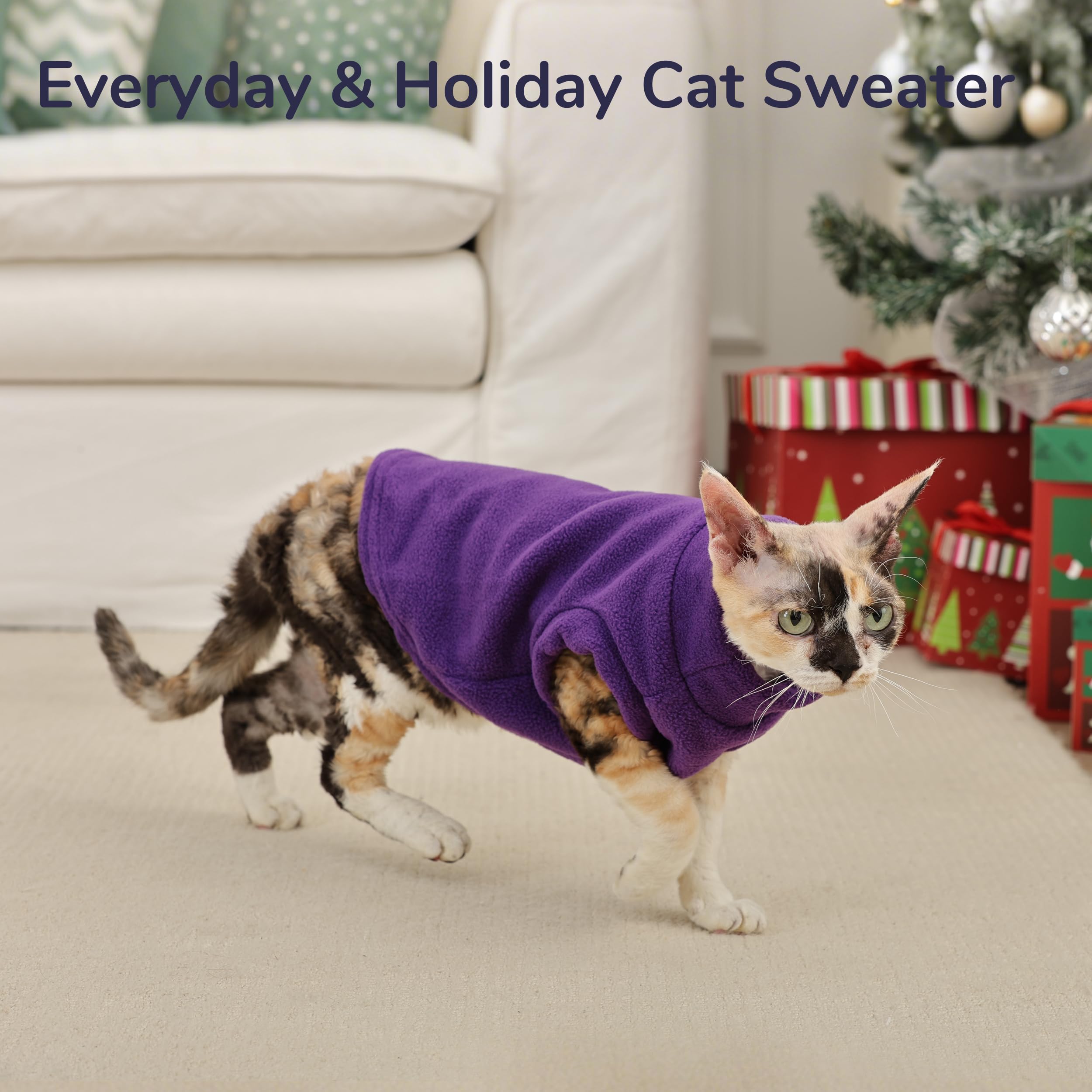 PUMYPOREITY machine-washable pet sweater ready for quick cleanup after adventures.