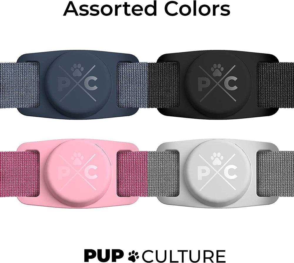 Pup Culture AirTag Collar gift-ready two-pack for pup parents.