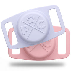 Pup Culture AirTag Dog Collar Holder clip keeps AirTag secure on active dogs.