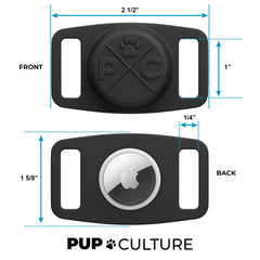Pup Culture AirTag Holder undergoing durability testing shows impact resistance