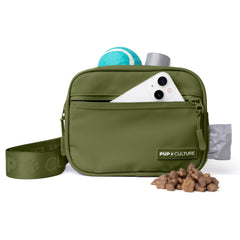 Pup Culture dog treat pouch crossbody keeps treats accessible on walks