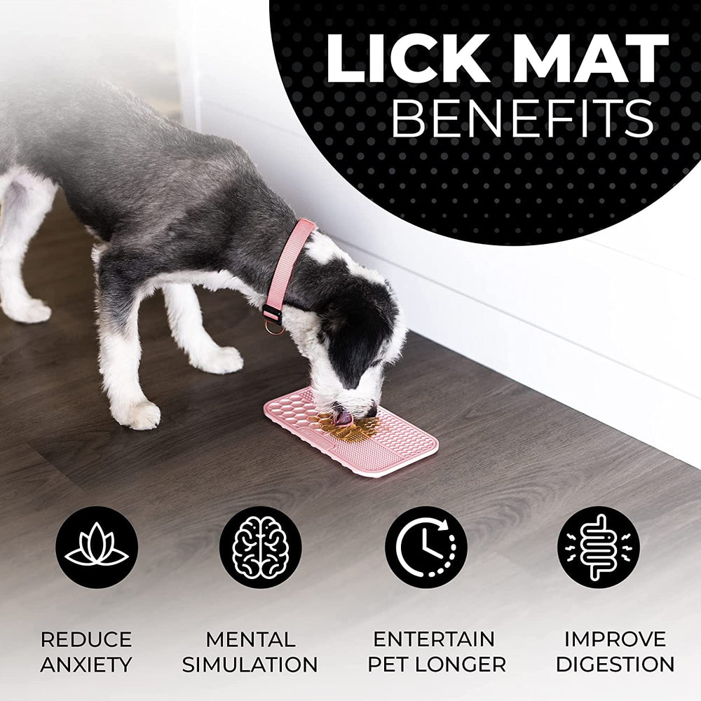 Pup Culture lick pad ready for treats and peanut butter rewards.