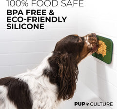 Pup Culture puzzle mats illustrate four patterns for mental stimulation.