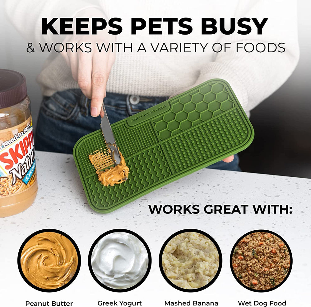 Pup Culture slow-feeder encourages controlled eating during meals.