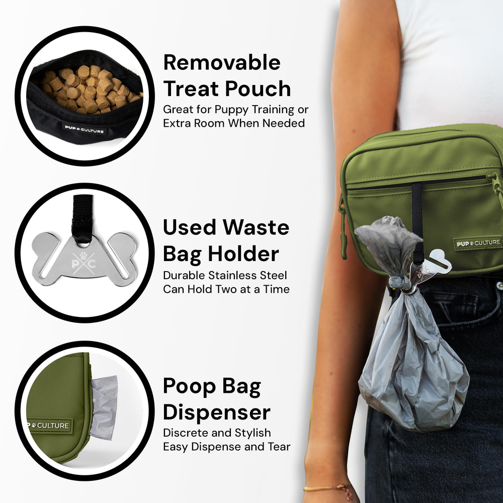 Pup Culture washable treat bag helps prevent odor in everyday bag
