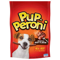 Pup-Peroni beef dog snacks pack of 4 for tasty rewards and everyday treats.