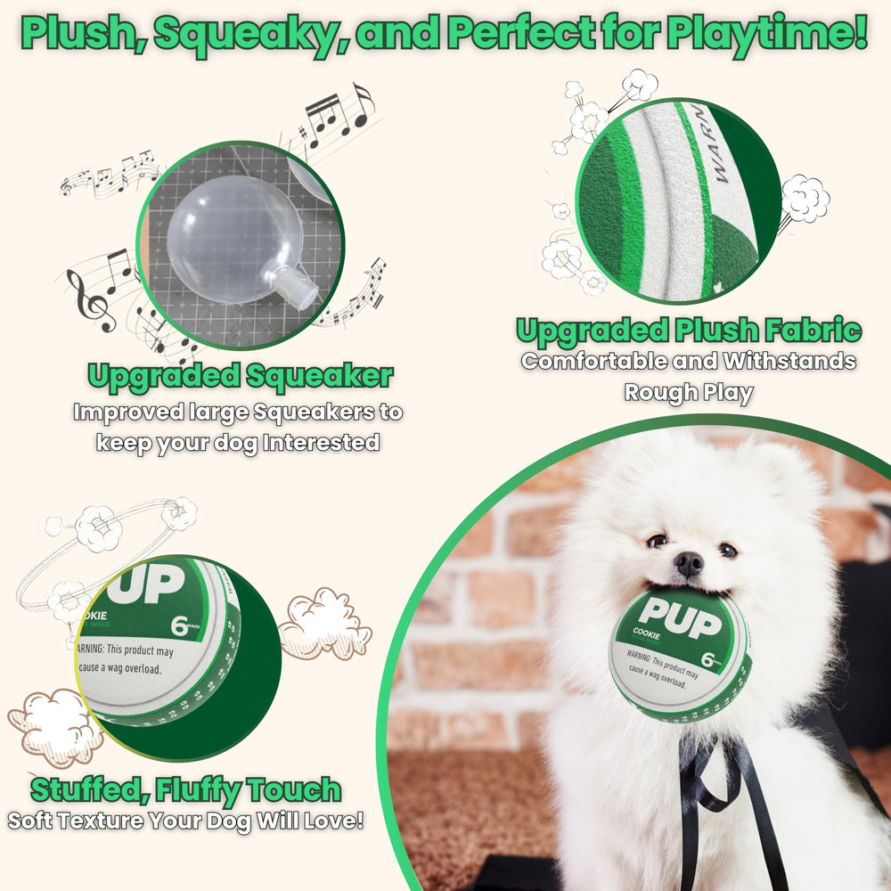 PUP6 Pupper Decky compact size is easy to carry for on the go play.