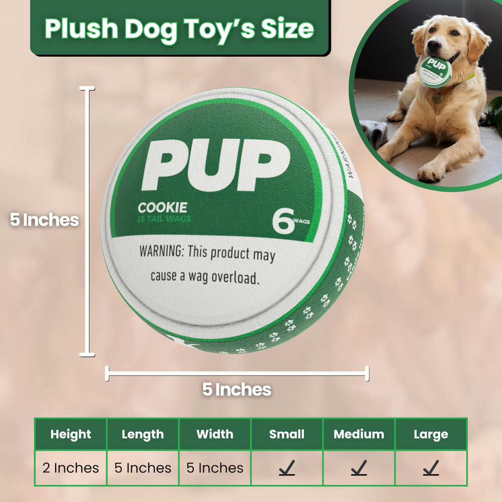 PUP6 Pupper Decky plush chew offers soft texture with durable bite resistance.