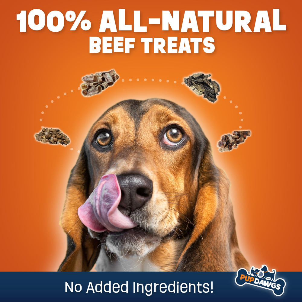PUPDAWGS grain-free gluten-free beef lung image signals allergy-friendly option