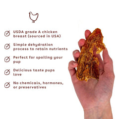 Aroma atractivo de Pupford jerky, perfecto para motivar durante el entrenamiento.