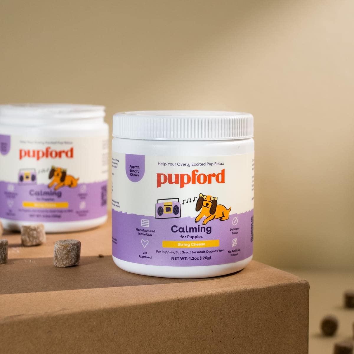 Pupford Calm melatonin-free formula for gentle stress support