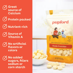 Pupford Cheese Crunchies training reward for dogs.